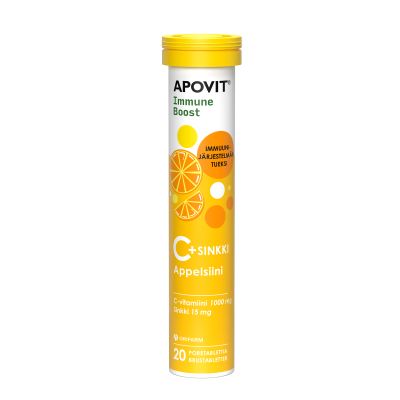 Apovit C+sinkkipore appelsiini 20 tablettia